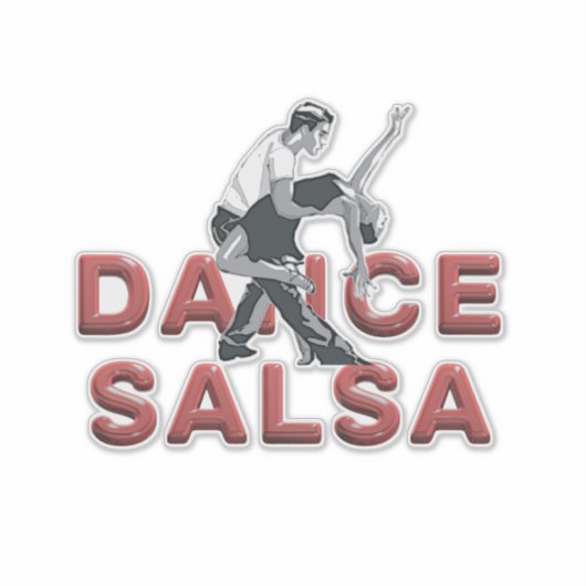 TOP Dance Salsa Sticker (Voorkant)