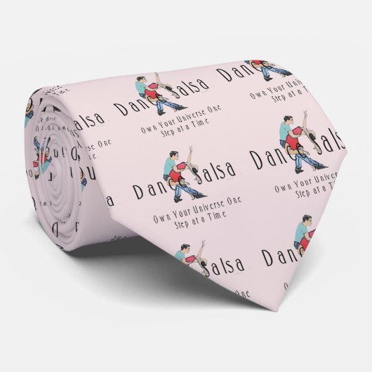 TOP Dance Salsa Stropdas (Opgerold)