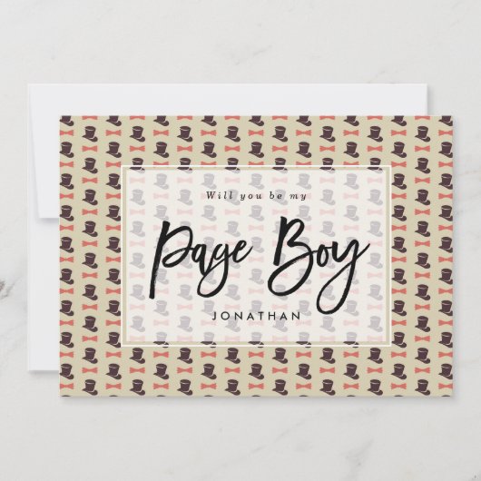 top dat je mijn voorstel voor een paginaschuif zal bedankkaart (Voorkant)