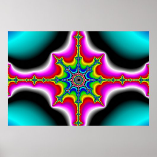 Top Dead Center - Fractal Poster (Voorkant)