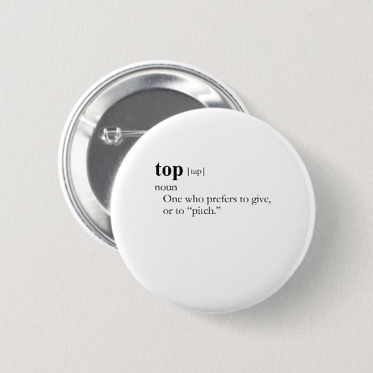 TOP (definitie) Ronde Button 5,7 Cm (Voorkant /achterkant)