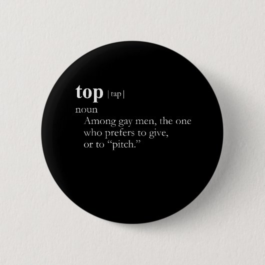 TOP (definitie) Ronde Button 5,7 Cm (Voorkant)