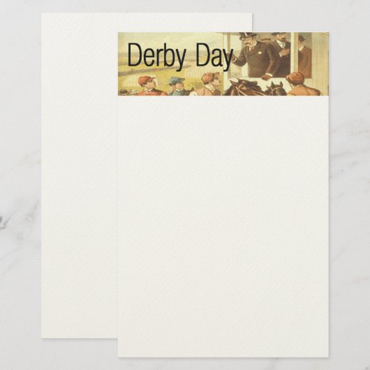 TOP Derby Day Briefpapier (Voorkant / Achterkant)