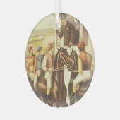 TOP Derby Day Glass Ornament (Voorkant links)