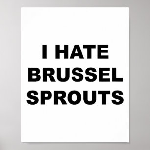 Top die zegt - Ik haat Brussel tuiten grappig - Poster