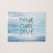 TOP Dive Girl Dive Dive Legpuzzel (Horizontaal)