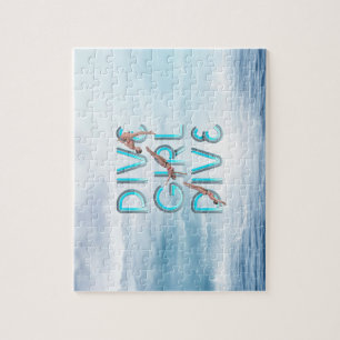 TOP Dive Girl Dive Dive Legpuzzel