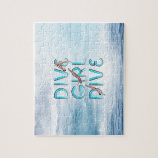 TOP Dive Girl Dive Dive Legpuzzel (Verticaal)