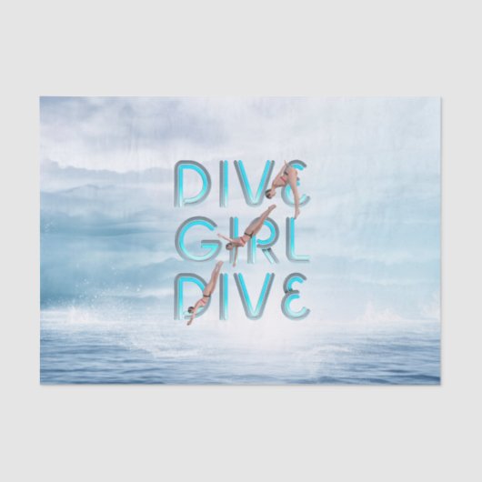 TOP Dive Girl Dive Dive Tissuepapier (Voorkant)