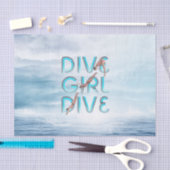 TOP Dive Girl Dive Dive Tissuepapier (Craft)