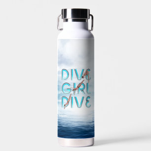 TOP Dive Girl Dive Dive Waterfles