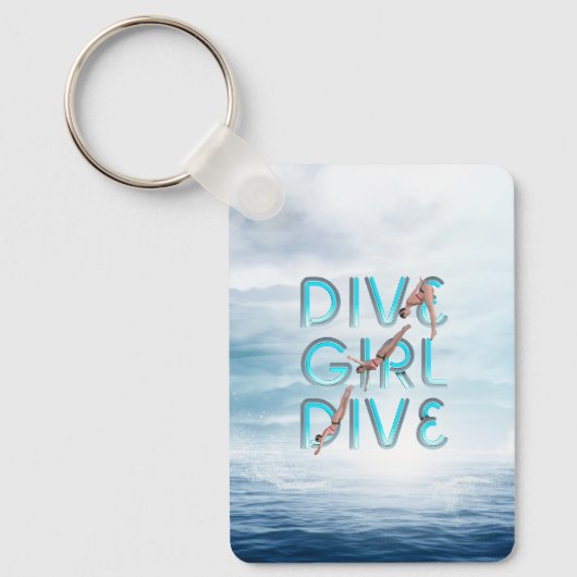 TOP Dive Girl Dive Sleutelhanger (Voorkant)