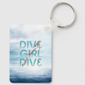 TOP Dive Girl Dive Sleutelhanger (Achterkant)