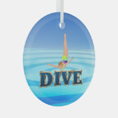 TOP Dive Glas Ornament (Voorkant Rechts)