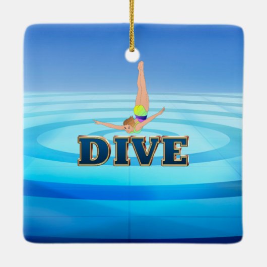 TOP Dive Keramisch Ornament (Achterkant)