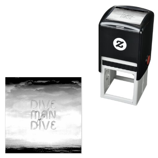 TOP Dive Man Dive Zelfinktende Stempel (In situ)