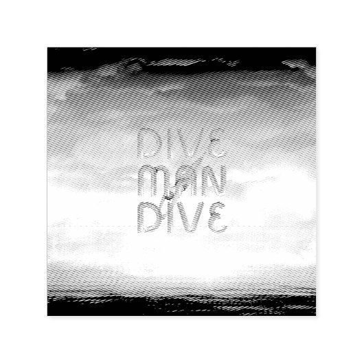TOP Dive Man Dive Zelfinktende Stempel (Design)