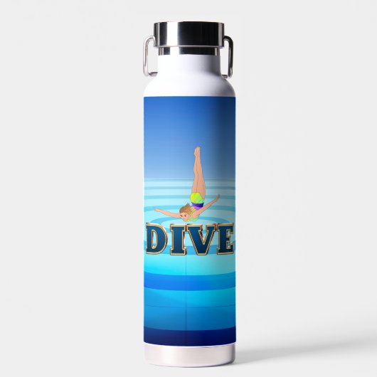 TOP Dive Waterfles (Voorkant)