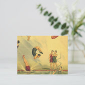 TOP Diving Old School Briefkaart (Staand voorkant)