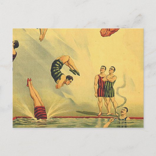 TOP Diving Old School Briefkaart (Voorkant)