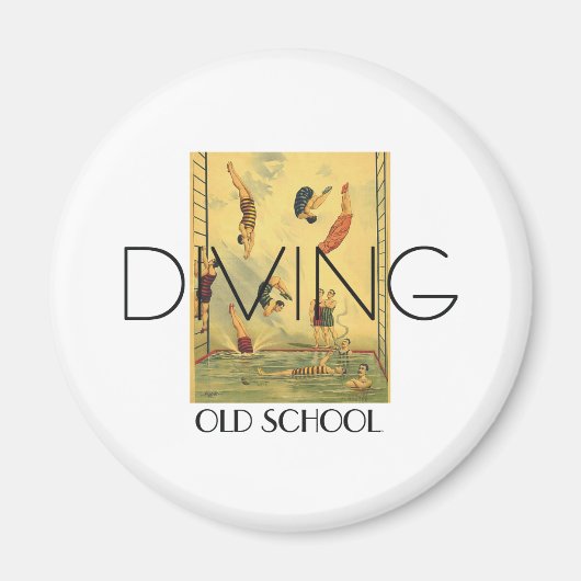 TOP Diving Old School Magneet (Voorkant)