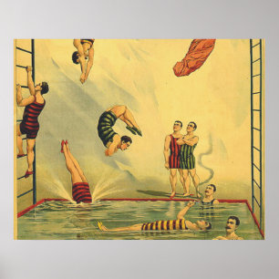 TOP Diving Old School Poster