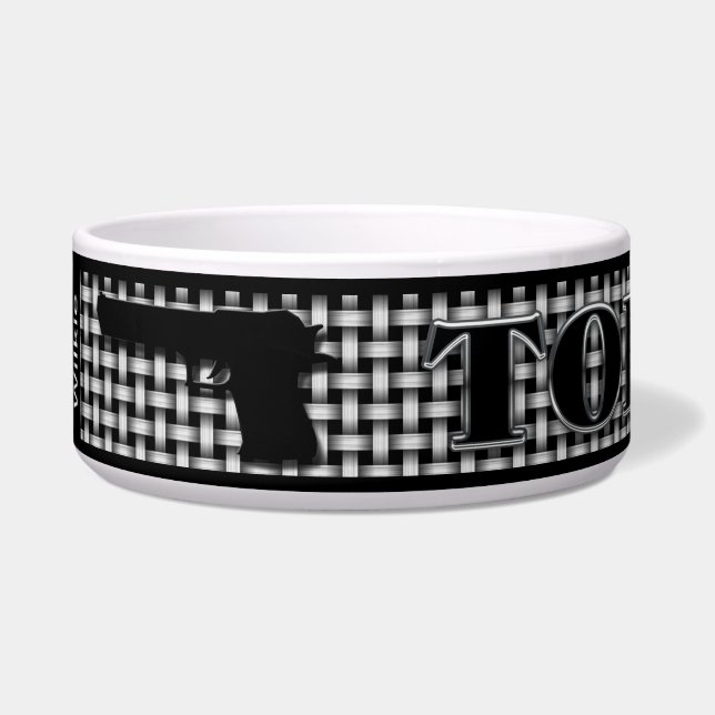 TOP DOG BOWL/DISH — PISTOLEN VOERBAKJE (Links)