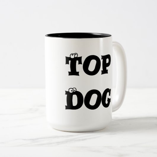 Top Dog Coffee Mok (Voorkant rechts)
