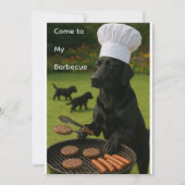 Top Dog on the Grill Backyard Barbecue  Kaart (Voorkant)