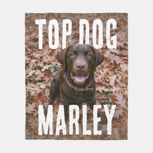 Top Dog PhotoPop Fleece Deken (Voorkant)