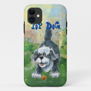 Top Dog Shaggy Sheep Dog Case-Mate iPhone Case