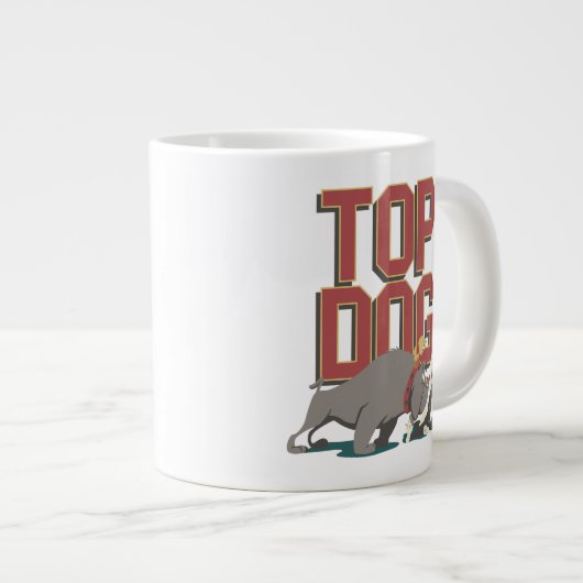 "Top Dog"-spike die TWEETY™ beschermt tegen SYLVES Grote Koffiekop (Voorkant rechts)