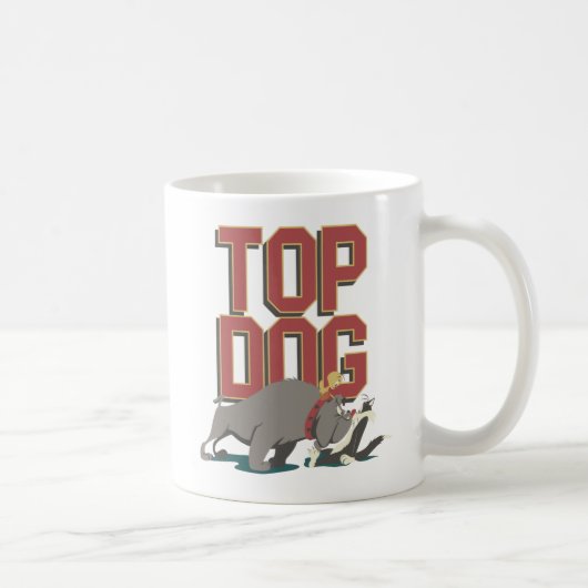 "Top Dog"-spike die TWEETY™ beschermt tegen SYLVES Koffiemok (Rechts)