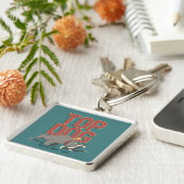 "Top Dog"-spike die TWEETY™ beschermt tegen SYLVES Sleutelhanger (Zijkant)