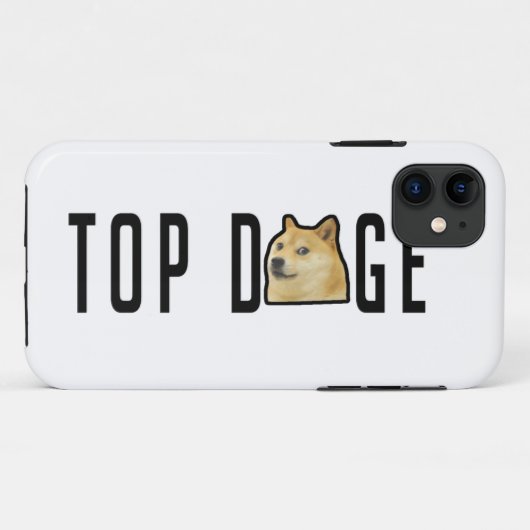 Top doge iphone case (Achterkant (horizontaal))