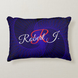 Top Down Dual Funnel Geometric Accent Pillow Accent Kussen