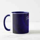 Top Down Dual Funnel Geometric Coffee Mug Mok (Links)