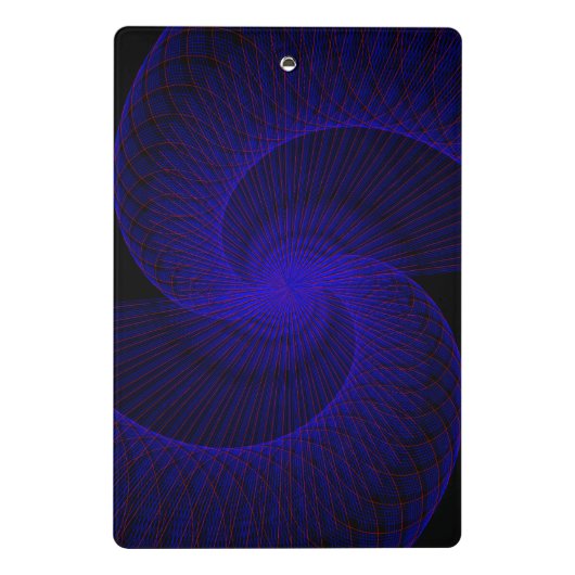 Top Down Dual Funnel Geometric Mini Clipboard Klembord (Achterkant)