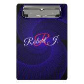 Top Down Dual Funnel Geometric Mini Clipboard Klembord (Voorkant)