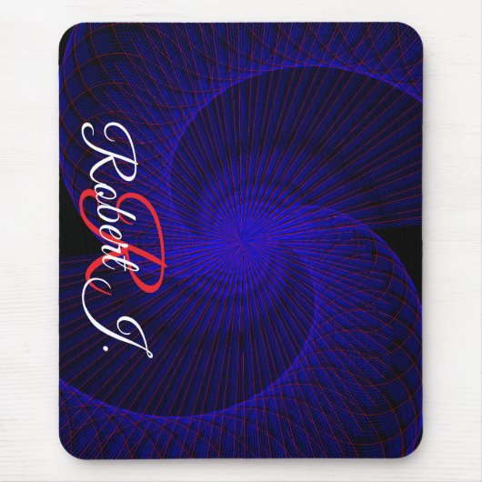 Top Down Dual Funnel Geometric Mouse Pad Muismat (Voorkant)