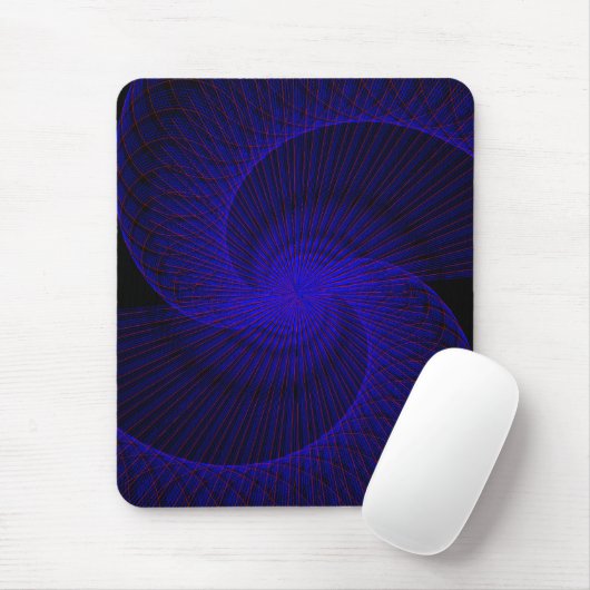 Top Down Dual Funnel Geometric Mouse Pad Muismat (Met muis)