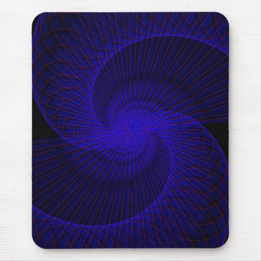 Top Down Dual Funnel Geometric Mouse Pad Muismat (Voorkant)