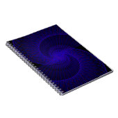 Top Down Dual Funnel Geometric Spiral Notebook Notitieboek (Rechterzijde)
