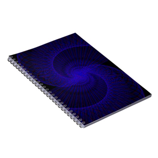 Top Down Dual Funnel Geometric Spiral Notebook Notitieboek (Rechterzijde)