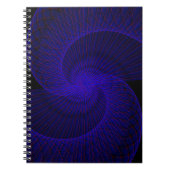Top Down Dual Funnel Geometric Spiral Notebook Notitieboek (Voorkant)