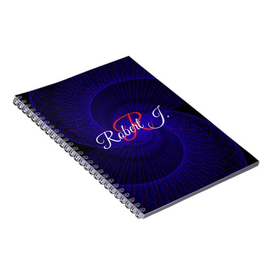 Top Down Dual Funnel Geometric Spiral Notebook Notitieboek (Rechterzijde)