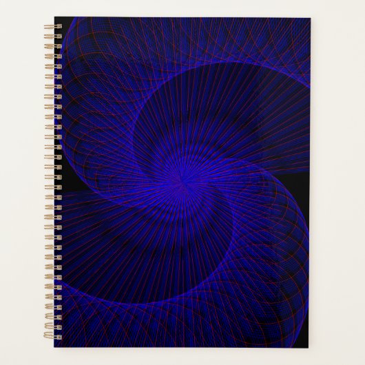 Top Down Dual Funnel Geometric Spiral Planner (Voorkant)
