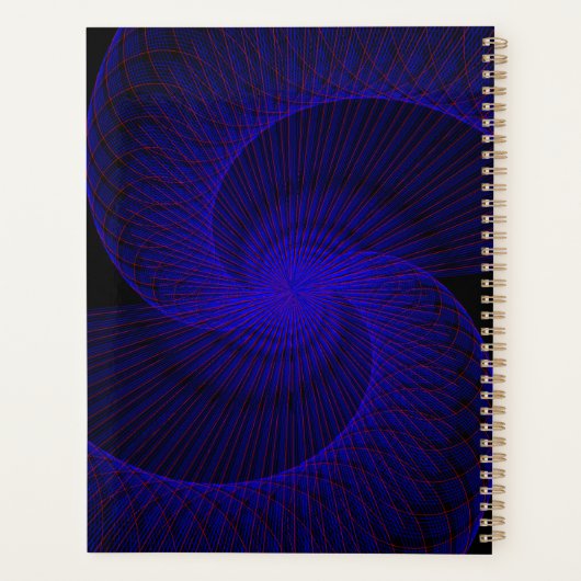 Top Down Dual Funnel Geometric Spiral Planner (Achterkant)