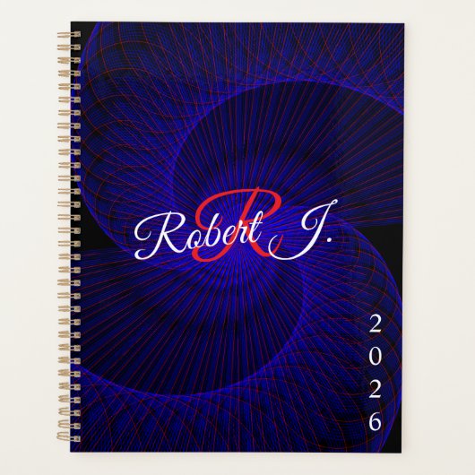 Top Down Dual Funnel Geometric Spiral Planner (Voorkant)