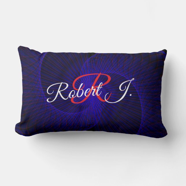 Top Down Dual Funnel Geometric Throw Pillow Kussen (Voorkant)